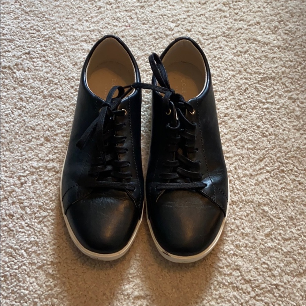 Cole Haan black crosscourt sneakers